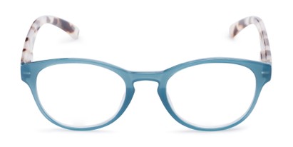 Front of The Aelin in Blue/Tortoise