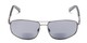 Front of The Albany Bifocal Reading Sunglasses in Glossy Grey with Smoke