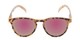 Front of The Alex Reading Sunglasses in Glossy Tortoise with Pink Mirror