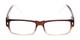 Front of The Althorpe in Brown/Clear Fade
