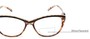 Detail of The Ambrosia Bifocal in Brown Tortoise