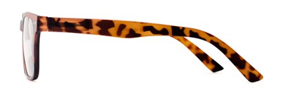 Side of The Arnold Multifocal Computer Reader in Tortoise with Light Yellow