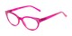 Angle of The Astrid in Pink, Women's Cat Eye Reading Glasses