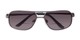 Folded of The Axel Bifocal Reading Sunglasses in Grey with Smoke