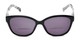 Front of The Beachy Bifocal Reading Sunglasses  in Black/Grey Tortoise with Smoke
