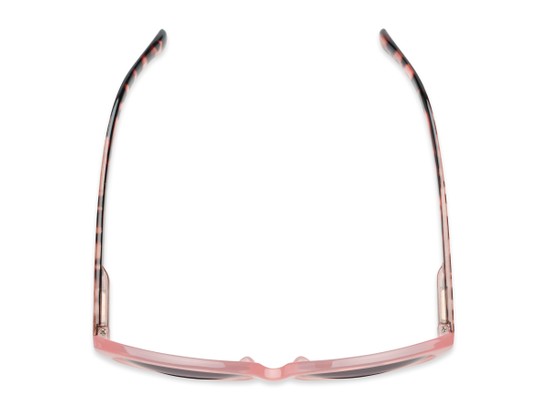 Overhead of The Beachy Bifocal Reading Sunglasses  in Pink/Tortoise with Smoke