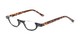 Angle of The Benton in Black and Tortoise, Women's and Men's Round Reading Glasses