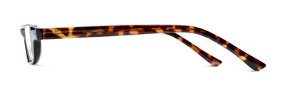 Side of The Benton in Black and Tortoise