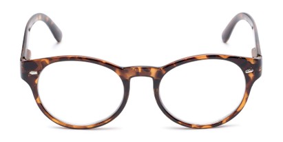 Front of The Birch Multifocal Reader in Glossy Tortoise