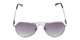 Front of The Bond Bifocal Reading Sunglasses in Silver with Smoke