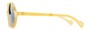 Side of The Brayton Folding Reading Sunglasses in Yellow with Smoke