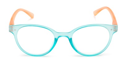 Front of The Breeze in Aqua Blue/Living Coral