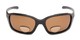 Front of The Bridgewater Polarized Bifocal Reading Sunglasses in Matte Black with Amber