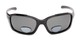 Front of The Bridgewater Polarized Bifocal Reading Sunglasses in Glossy Black with Smoke