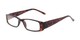 Angle of The Byron Computer Reader in Brown Tortoise, Women's and Men's Rectangle Reading Glasses