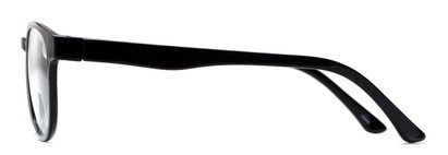 Side of The Cosmo Polarized Magnetic Bifocal Reading Sunglasses in Black with Smoke