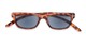 Folded of The Cabo Hanging Reading Sunglasses in Tortoise with Smoke