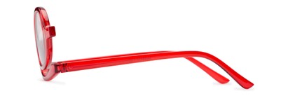 Side of The Carrie Makeup Reader in Red