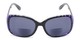 Front of The Cassia Bifocal Reading Sunglasses in Purple Leopard with Smoke