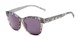 Angle of The Celine Reading Sunglasses in Grey with Smoke, Women's Cat Eye Reading Sunglasses