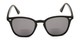 Front of The Chambray Bifocal Reading Sunglasses in Matte Black with Smoke