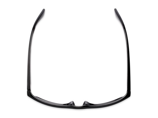 Overhead of The Champion Bifocal Reading Sunglasses in Black with Smoke
