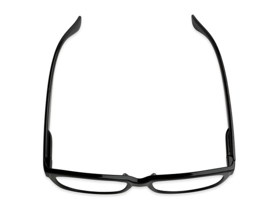 Overhead of The Claude Photochromic Reader in Black with Smoke