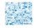 Front of Readers.com Microfiber Lens Cleaning Cloth in Blue Floral