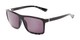 Angle of The Clifton Reading Sunglasses in Black/Blue Tortoise with Smoke, Men's Retro Square Reading Sunglasses