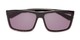 Folded of The Clifton Reading Sunglasses in Black/Red Tortoise with Smoke