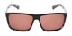 Front of The Clifton Reading Sunglasses in Black/Clear Tortoise with Amber