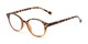 Angle of The Cocoa in Tortoise Fade, Women's and Men's Round Reading Glasses