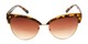 Front of The Coconut Bifocal Reading Sunglasses in Tortoise/Gold with Amber
