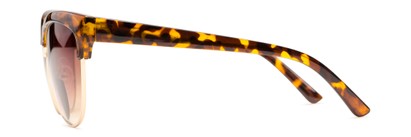 Side of The Coconut Bifocal Reading Sunglasses in Tortoise/Gold with Amber