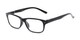 Angle of The Colonial in Black, Women's and Men's Retro Square Reading Glasses