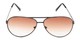 Front of The Conrad Reading Sunglasses in Grey with Amber