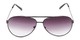 Front of The Conrad Reading Sunglasses in Grey with Smoke