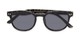 Folded of The Cosmo Polarized Magnetic Bifocal Reading Sunglasses in Grey Tortoise with Smoke