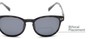 Detail of The Cosmo Polarized Magnetic Bifocal Reading Sunglasses in Grey Tortoise with Smoke