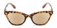 Front of The Daffodil Reading Sunglasses in Tortoise with Amber