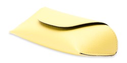 Angle of Pastel Reading Glasses Case in Yellow, Women's and Men's  Soft Cases / Pouches