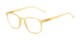 Angle of The Darling in Yellow, Women's Retro Square Reading Glasses