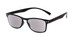 Angle of The Declan Flexible Reading Sunglasses in Black with Smoke, Women's and Men's Retro Square Reading Sunglasses