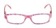 Front of The Delaney in Pink Multi/Red