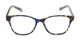 Front of The Esme Customizable Reader in Blue Tortoise