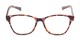 Front of The Esme Customizable Reader in Pink Tortoise