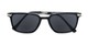 Folded of The Dodger Bifocal Reading Sunglasses in Glossy Black with Smoke