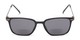 Front of The Dodger Bifocal Reading Sunglasses in Matte Black with Smoke