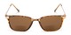 Front of The Dodger Bifocal Reading Sunglasses in Glossy Tortoise with Amber