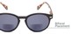 Detail of The Drama Bifocal Reading Sunglasses in Black/Tortoise with Smoke